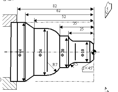 数控车床外径粗加工G71指令图文实例